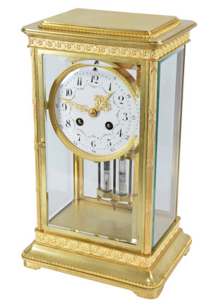 Pendule cage vitrée XIXème – Image 3