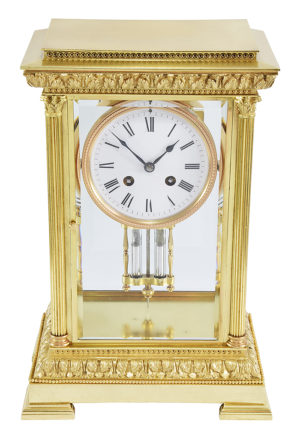 Pendule cage vitrée XIXème - Image 8