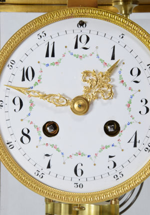 Pendule cage vitrée XIXème – Image 2