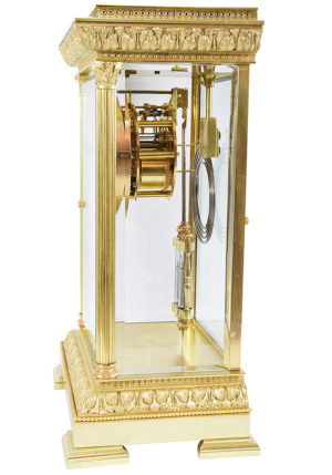 Pendule cage vitrée XIXème - Image 7
