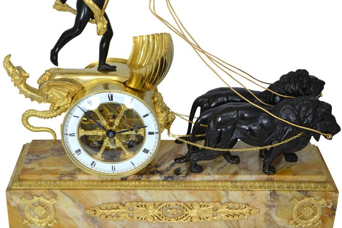 Pendule au char d'époque second empire XIXème - Image 4