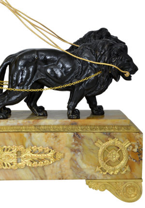 Pendule au char d'époque second empire XIXème - Image 9