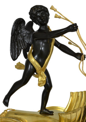 Pendule au char d'époque second empire XIXème - Image 6