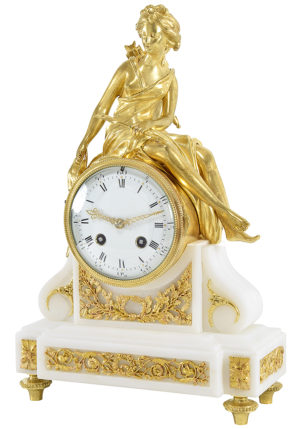 Pendule style Louis XVI d'époque Napoléon III "DIANE CHASSERESSE" - Image 4