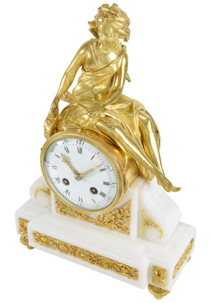 Pendule style Louis XVI d'époque Napoléon III "DIANE CHASSERESSE" - Image 3