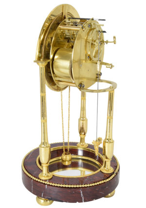 Rare pendule squelette "Puits à eau" période fin XVIIIème Directoire – Image 3