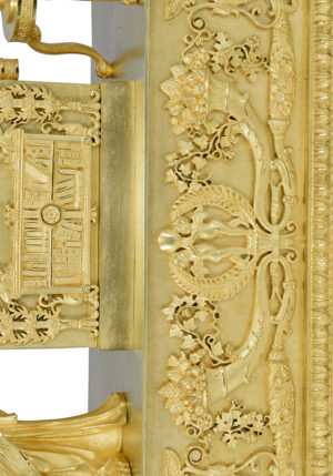 Pendule d'époque Empire "Uranie Astronomie" – Image 3