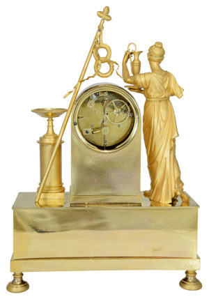 Pendule d'époque Empire "Boicervoise à Paris" – Image 7