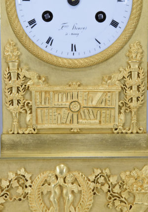 Pendule d'époque Empire "Uranie Astronomie" – Image 8