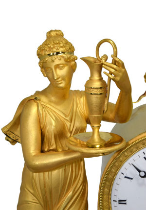 Pendule d'époque Empire "Boicervoise à Paris" – Image 2