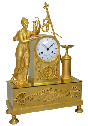 Pendule d'époque Empire "Boicervoise à Paris" – Image 5