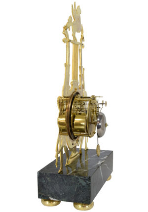 Pendule en forme de lyre d'époque Empire – Bild 10