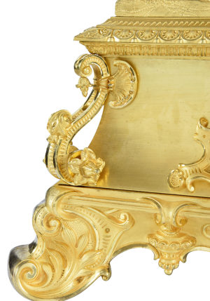 Grande Pendule Muse Erato "Germaine de Staël" XIXème – Image 6