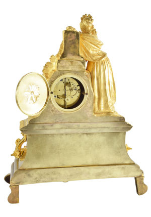 Grande Pendule Muse Erato "Germaine de Staël" XIXème – Image 7