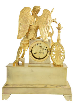 Pendule Eros bronze doré au mercure – Bild 3