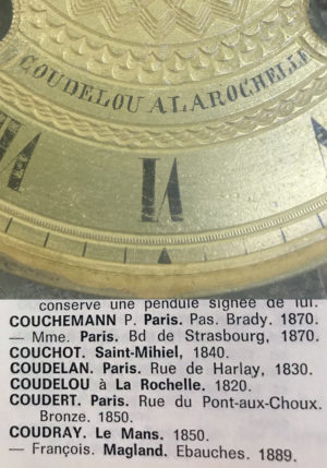 Pendule en bronze doré au mercure "Les Arts et Les Sciences" 1820 – Image 9