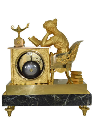Pendule "La Liseuse" Epoque Empire Horloger "Rouvière" – Bild 11