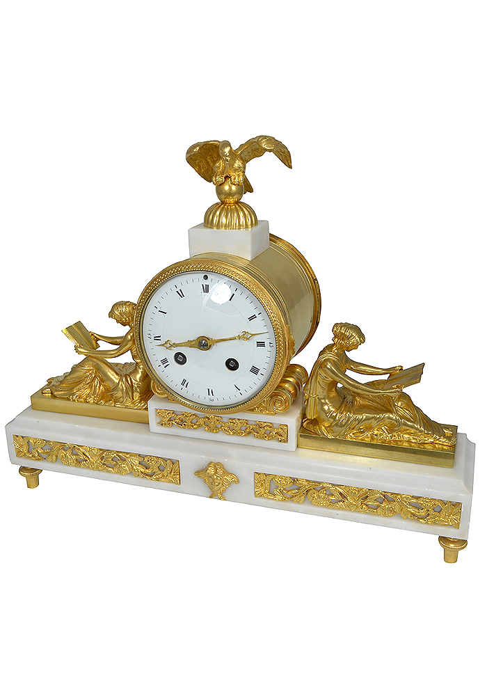 Pendule "L’Étude et la Philosophie" Napoléon III