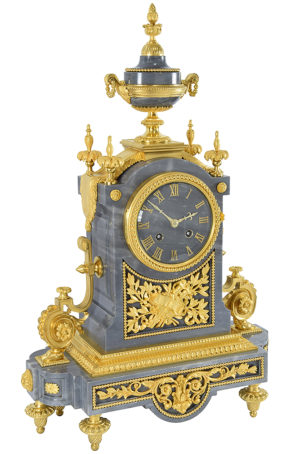 Grande Pendule 50cm en bronze doré d'époque Napoléon III - Image 7