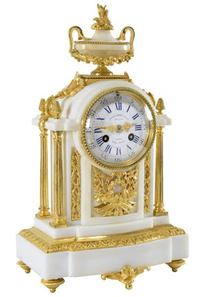 Pendule "LEMERLE CHARPENTIERS BRONZIERS PARIS" - Image 5