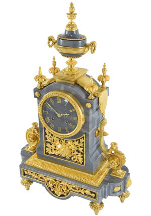 Grande Pendule 50cm en bronze doré d'époque Napoléon III - Image 5
