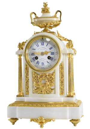 Pendule "LEMERLE CHARPENTIERS BRONZIERS PARIS" - Image 3