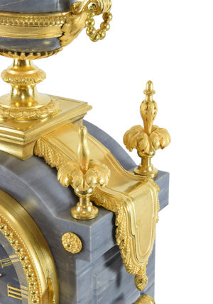 Grande Pendule 50cm en bronze doré d'époque Napoléon III - Image 4