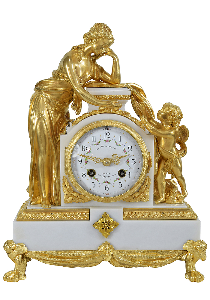 Pendule "Bienveillance" style Louis XVI Napoléon III