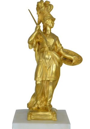 Pendule aux obélisques "Athéna" Epoque Louis XVI signé "Léchopié" – Image 10