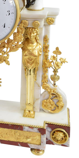 Pendule portique XVIIIème Epoque Louis XVI – Image 3