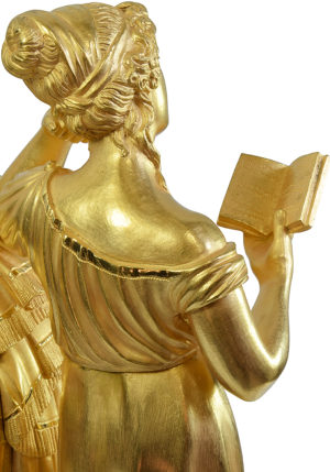 Pendule Empire "Astronomie, Uranie" – Bild 5