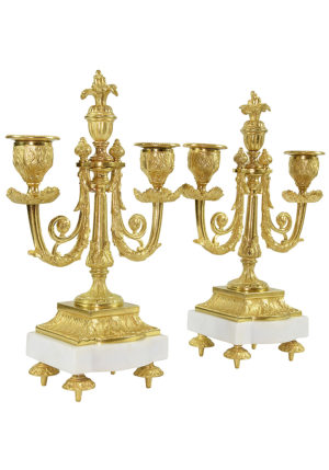 Paire de chandeliers d'époque Napoléon III – Image 3