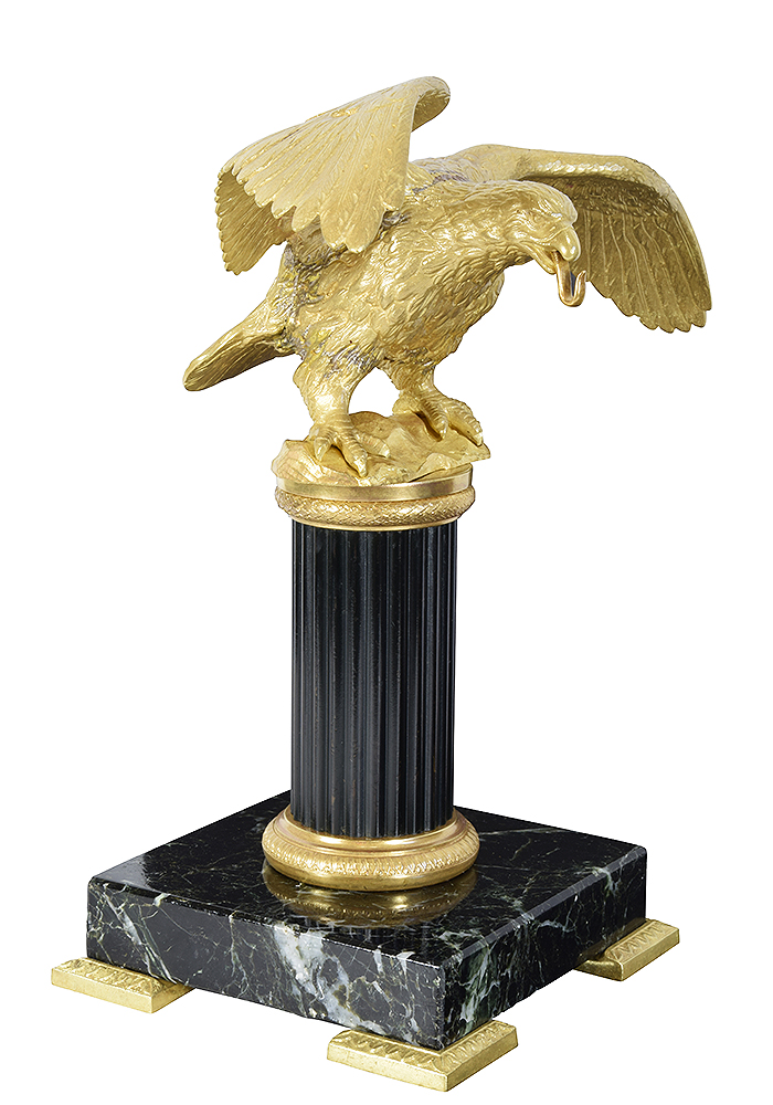 Porte montre à l'aigle de style Empire XIXème