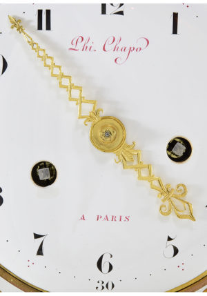 Pendule portique XVIIIème époque Louis XVI  "Philippe Chapo Paris" – Bild 5