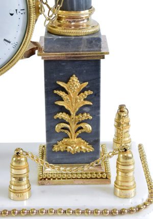 Pendule portique "Athéna" Epoque Louis XVI signé "Dégré" - Image 5