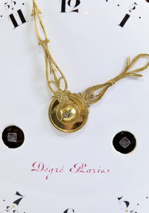 Pendule portique "Athéna" Epoque Louis XVI signé "Dégré" - Image 7