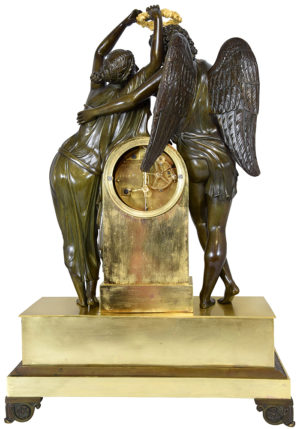 Pendule d'époque Empire "Psyché couronnant l'amour" – Image 10