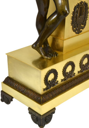 Pendule d'époque Empire "Psyché couronnant l'amour" – Image 5