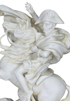 Sculpture en biscuit "Napoléon, passage des Alpes" – Image 5