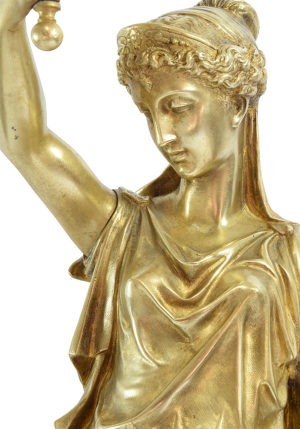 Grande Sculpture en bronze signé Uzel XIXème – Image 3