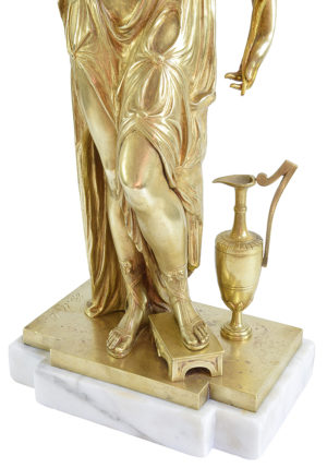 Grande Sculpture en bronze signé Uzel XIXème – Image 8