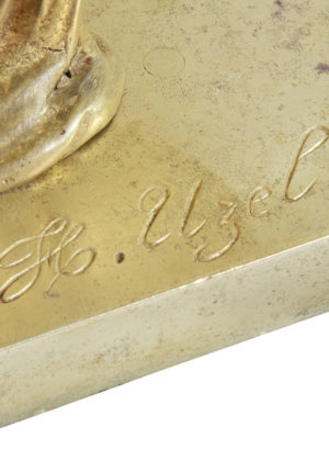 Grande Sculpture en bronze signé Uzel XIXème – Image 7