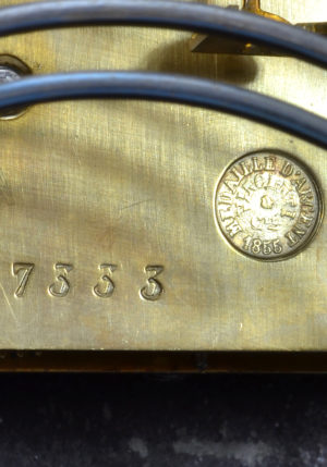 Cartel "Religieuse" en écaille de tortue et bronze doré XIXème – Image 10