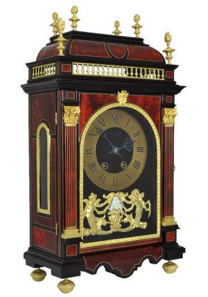 Cartel "Religieuse" en écaille de tortue et bronze doré XIXème – Image 4