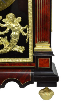 Cartel "Religieuse" en écaille de tortue et bronze doré XIXème – Image 8