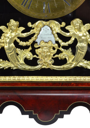 Cartel "Religieuse" en écaille de tortue et bronze doré XIXème – Image 7