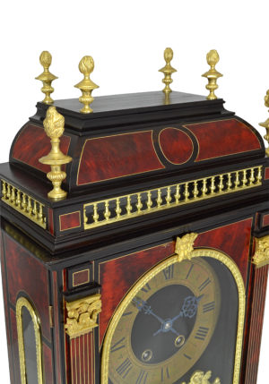 Cartel "Religieuse" en écaille de tortue et bronze doré XIXème – Image 5