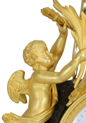 Pendule Diane chasseresse "Offrande" Epoque Empire – Bild 4