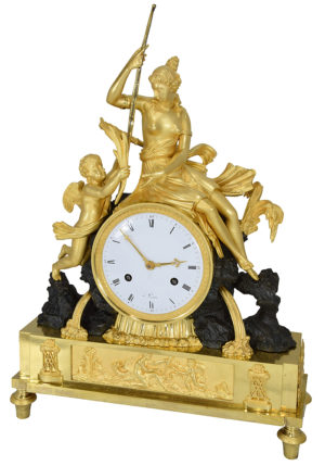 Pendule Diane chasseresse "Offrande" Epoque Empire – Bild 9