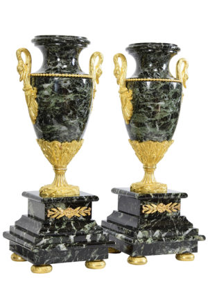 Paire de vases style Empire XIXème - Image 3